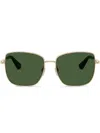 Burberry Eyewear Be3158 Sunglasses In Gold