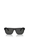 Burberry Eyewear Logo-print Square-frame Sunglasses In Matte Black
