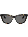 Burberry Eyewear Be4435 Sunglasses In Braun