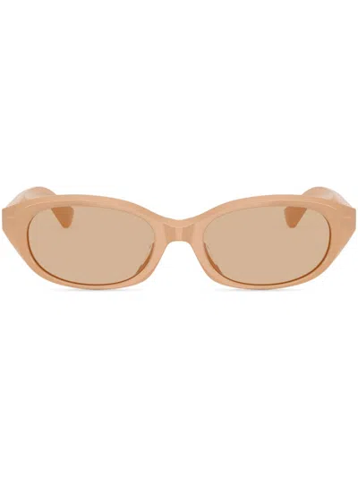 Burberry Eyewear Be4447d Sunglasses In Beige