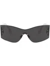 Burberry Eyewear Bella Rimless-frame Sunglasses In Weiss