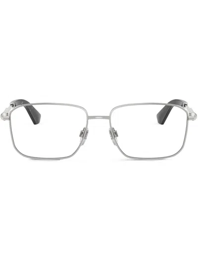 Burberry Eyewear Brille Mit Eckigem Gestell In Silber