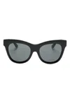 Burberry Eyewear Butterfly-frame Sunglasses In Black
