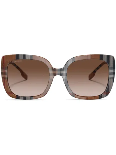 Burberry Eyewear Caroll Oversize-frame Sunglasses In Brown