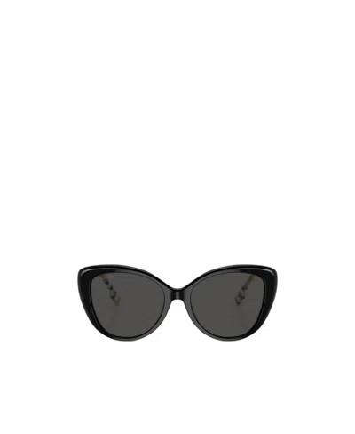 Burberry Eyewear Cat-eye Frame Sunglasses In Black