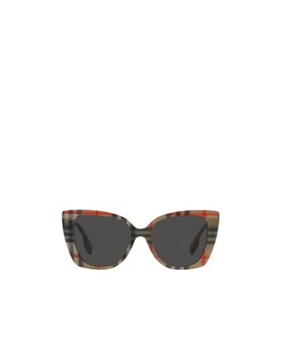 BURBERRY BURBERRY EYEWEAR CAT-EYE FRAME SUNGLASSES