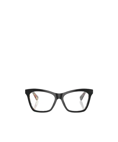 Burberry Eyewear Cat-eye Glasses In Black