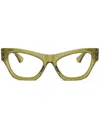 Burberry Eyewear Cat-eye Glasses In Transparent