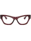 Burberry Eyewear Cat-eye Glasses In Brown