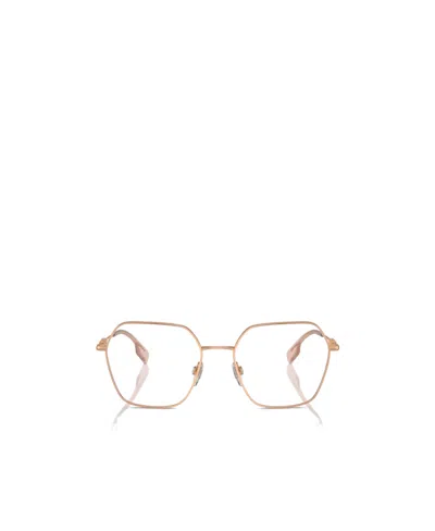 Burberry Eyewear Cat-eye Glasses In Rose Gold