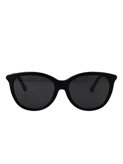 Burberry Eyewear Cat-eye Sunglasses In Black