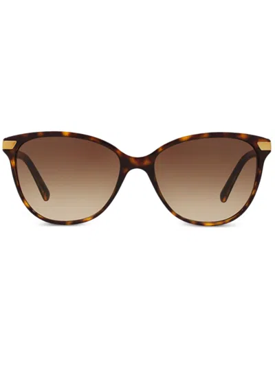 Burberry Eyewear Cat-eye Sunglasses In Brown