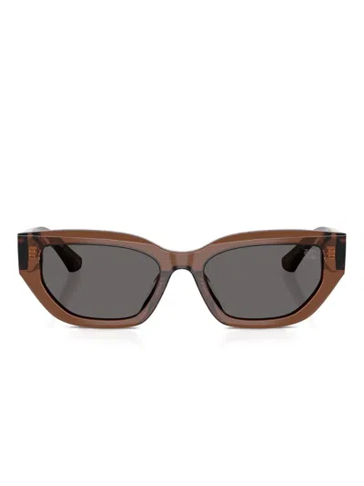 Burberry Eyewear Cat-eye Sunglasses In Brown