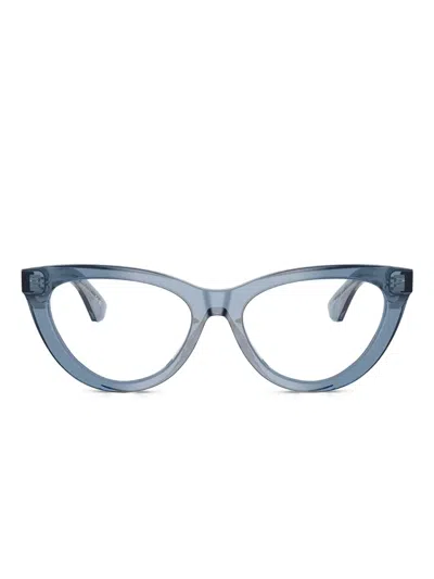 Burberry Eyewear Brille Im Cat-eye-design In Blue