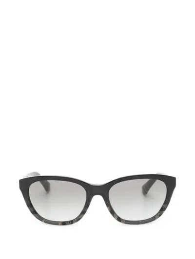 Burberry Eyewear Check-pattern Sunglasses In Gray