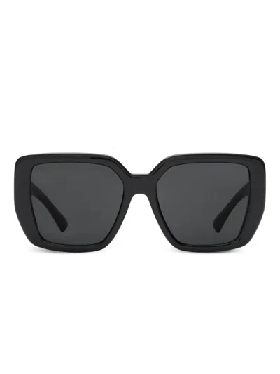 Burberry Eyewear Ekd 方框太阳眼镜 In Black