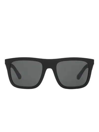 Burberry Eyewear Square Frame Sunglasses In Black