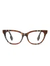 Burberry Eyewear Evelyn Cat-eye Glasses In Brown
