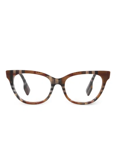 Burberry Eyewear Evelyn Cat-eye Glasses In Brown