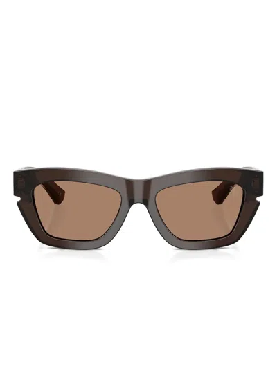 Burberry Eyewear Sonnenbrille Mit Geometrischem Gestell In Black