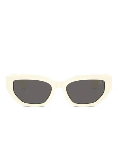 Burberry Eyewear Geometric-frame Sunglasses In Black