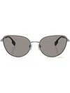Burberry Eyewear Harper Cat-eye Frame Sunglasses In Grau