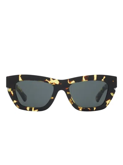 Burberry Eyewear Inlaid Check Sunglasses