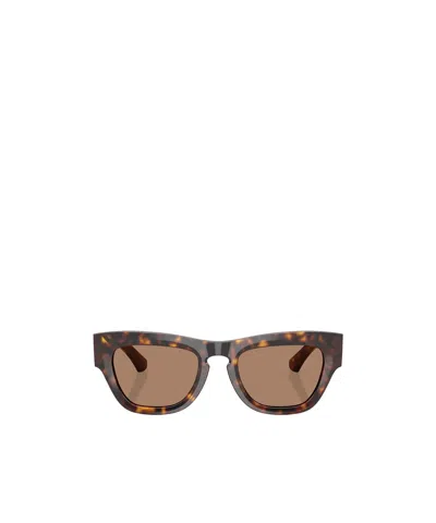 Burberry Eyewear Irregular Frame Sunglasses In Brown