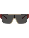 Burberry Eyewear Jb4387 Oversize-frame Sunglasses In Neutrals