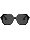 Burberry Eyewear Joni Oversize-frame Sunglasses In Schwarz