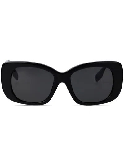 BURBERRY EYEWEAR LOGO OVERSIZED SUNGLASSES