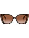 Burberry Eyewear Sonnenbrille In Schildpattoptik In Brown