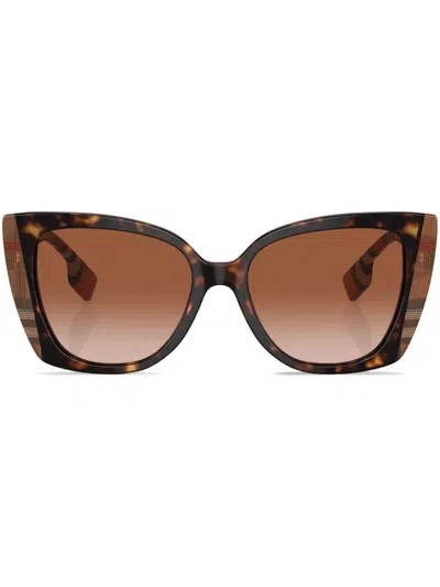Burberry Eyewear Sonnenbrille In Schildpattoptik In Brown