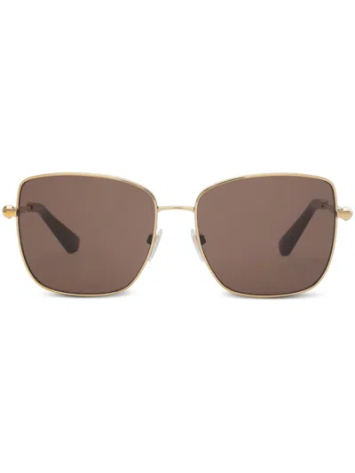 Burberry Eyewear Metal B Snake 方框太阳眼镜