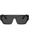 Burberry Eyewear Micah Square-frame Sunglasses In Schwarz