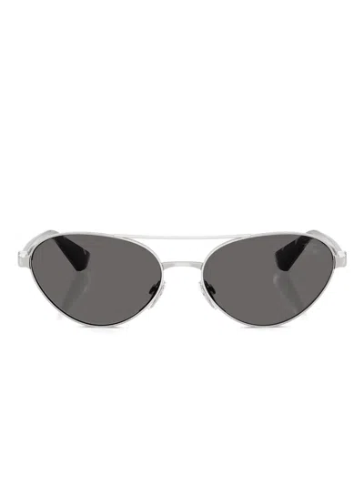 Burberry Eyewear Sonnenbrille Mit Ovalem Gestell In Gray