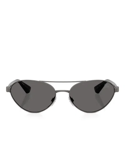 Burberry Eyewear Oval-frame Sunglasses In Gray