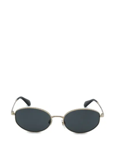 Burberry Eyewear Oval-frame Sunglasses In Green
