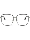 Burberry Eyewear Oversize-frame Glasses In Black