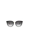 Burberry Womens Black Be4316 Phantos-frame Acetate Sunglasses In Gray