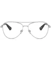 Burberry Eyewear Pilot-frame Glasses In Transparent