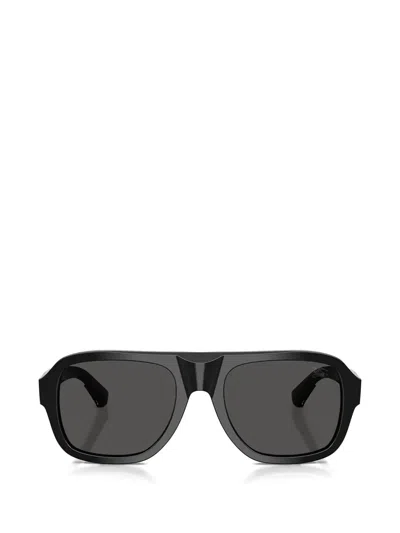 Burberry Eyewear Pilot-frame Sunglasses In Black