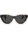 Burberry Eyewear Pilot-frame Sunglasses In Brown