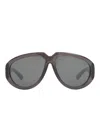 Burberry Eyewear Pilot Sunglasses In Gray
