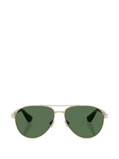 Burberry Eyewear Pilot-frame Sunglasses In 골드 톤