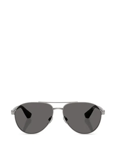 Burberry Eyewear Pilot-frame Sunglasses In Orange