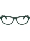 Burberry Eyewear Rectangle-frame Glasses In Green