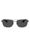 Burberry Eyewear Rectangle-frame Sunglasses In Grey