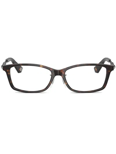 Burberry Eyewear Rectangle-frame Glasses In Brown