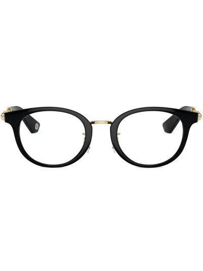 Burberry Eyewear Round-frame Glasses In Black